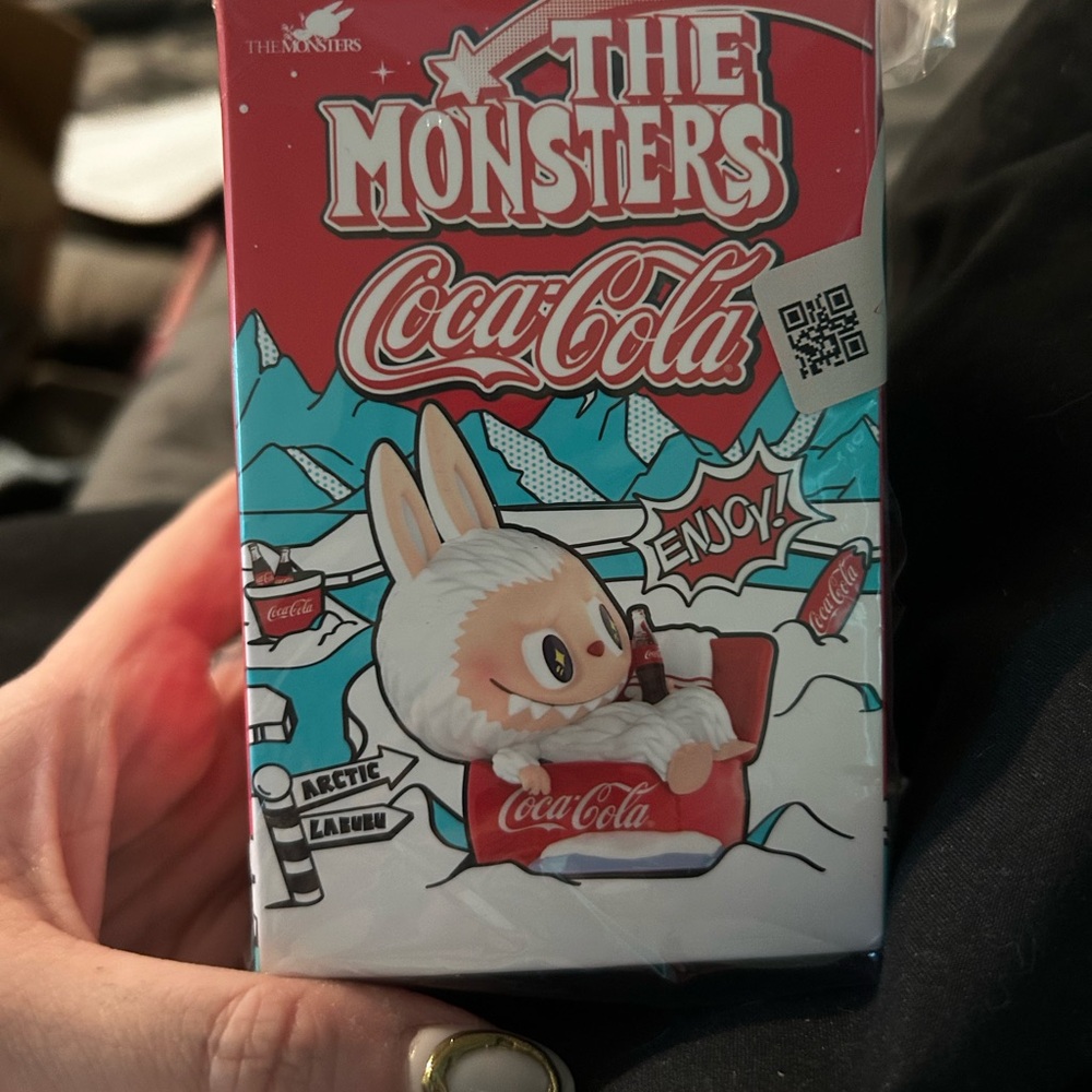 Coca-Cola The Monsters Arctic Labubu Collectible